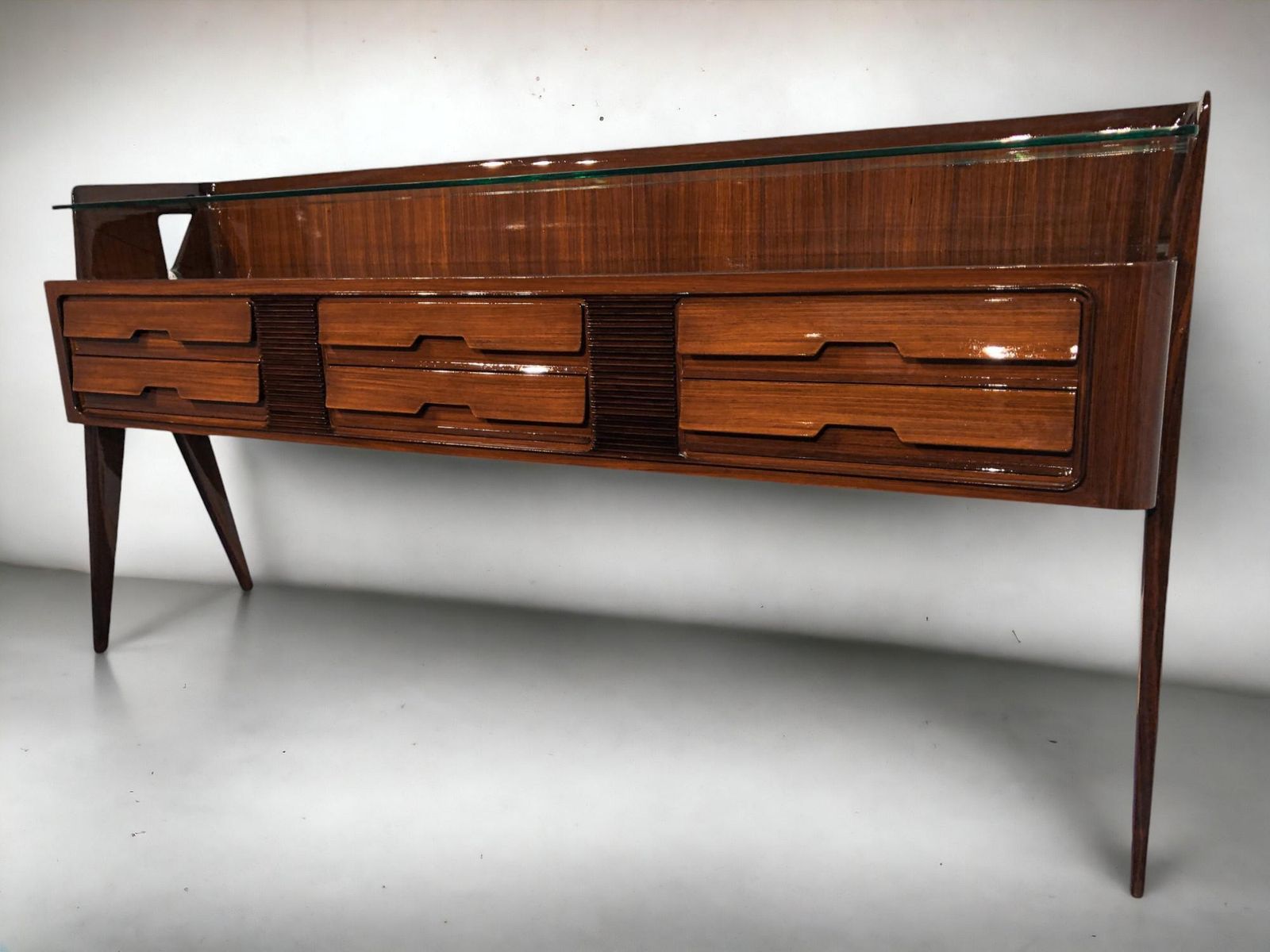 7963.0 Italian Midcentury Sideboard  Or Chest Of Drawers By Vittorio Dassi, 1950s photo