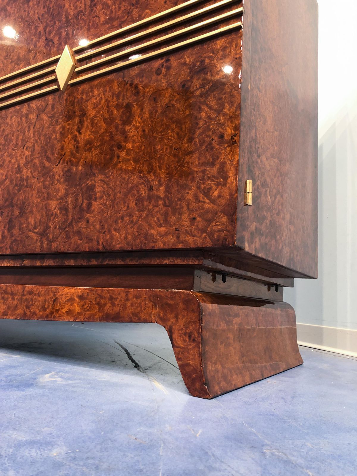 6017.0 French Art Deco Thuya Sideboard, 1940s photo