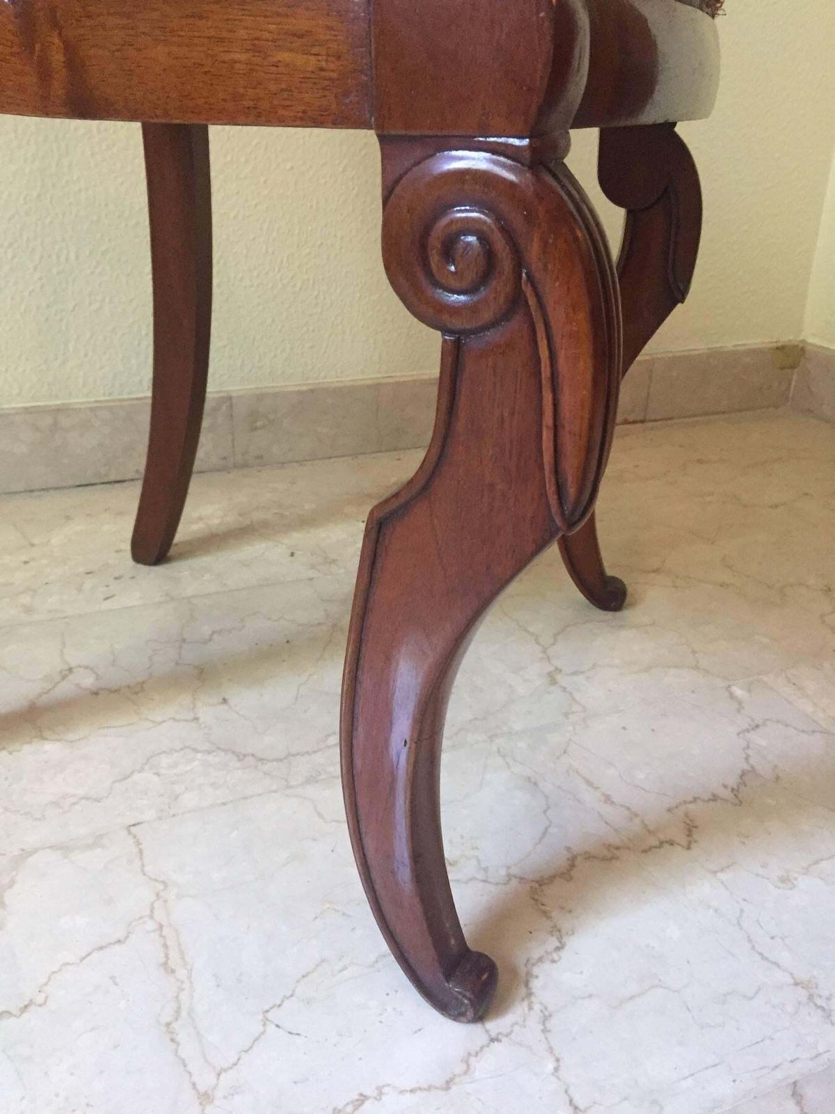 Empire Restauration Walnut Chairs, France, 1820 photo vinterior