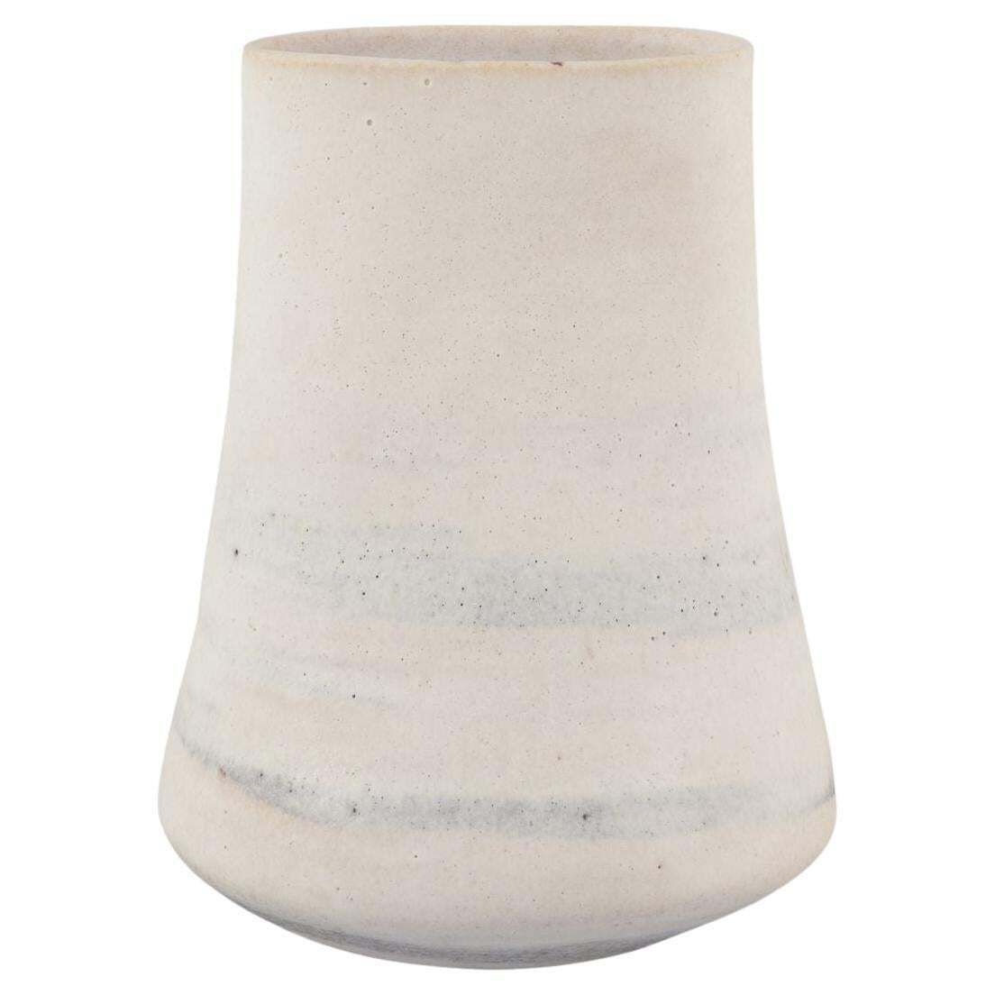 Lucie Rie, Austrian Born British Ceramicist. Unique Large Modernist Vase.