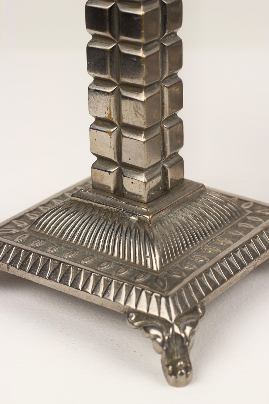 265.0 Silver Plated Candlesticks By William Tonks And Sons, Late 19th Century photo