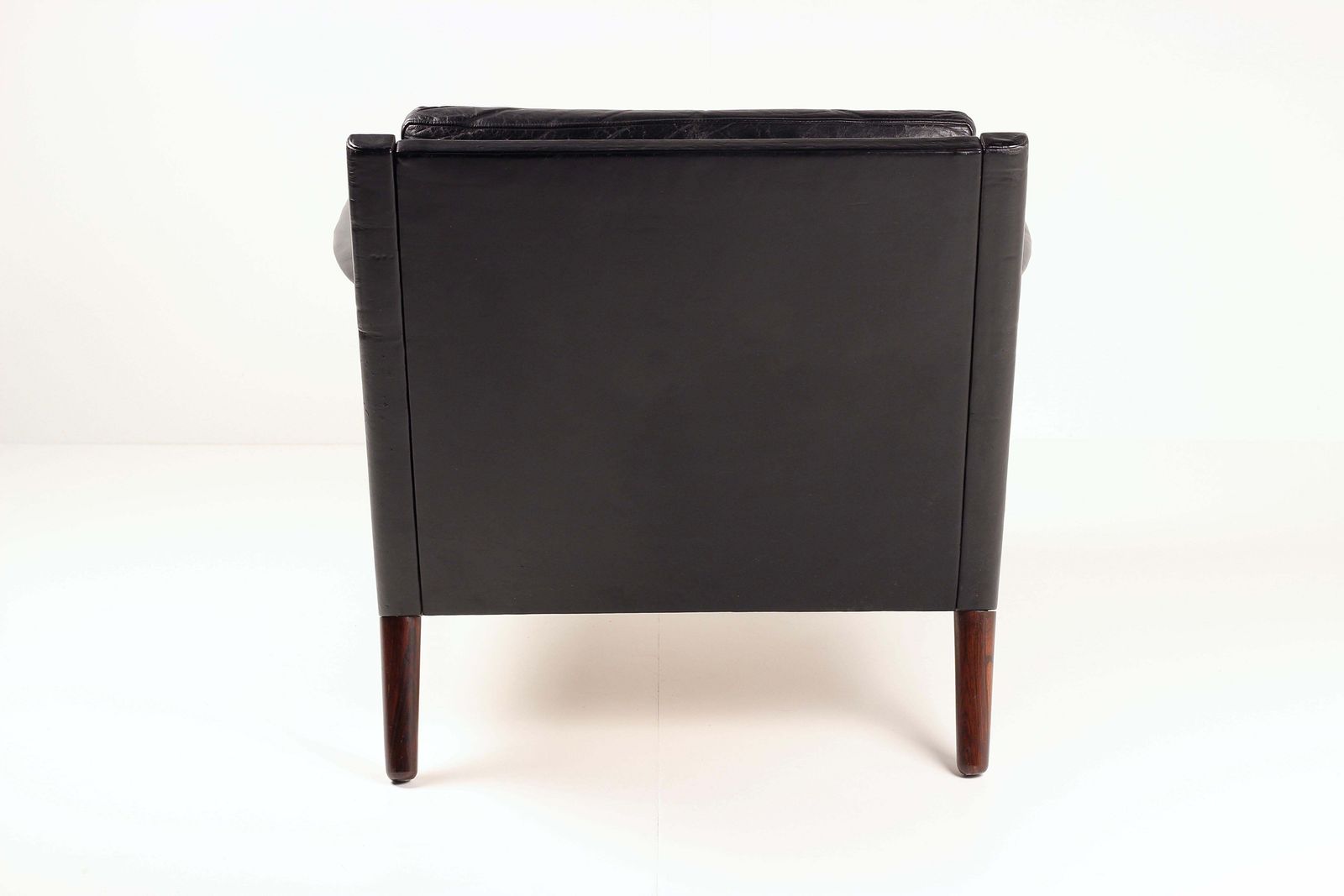 Kurt østervig Model 55 Black Leather Lounge Chair  Danish Mid Century Design photo buy