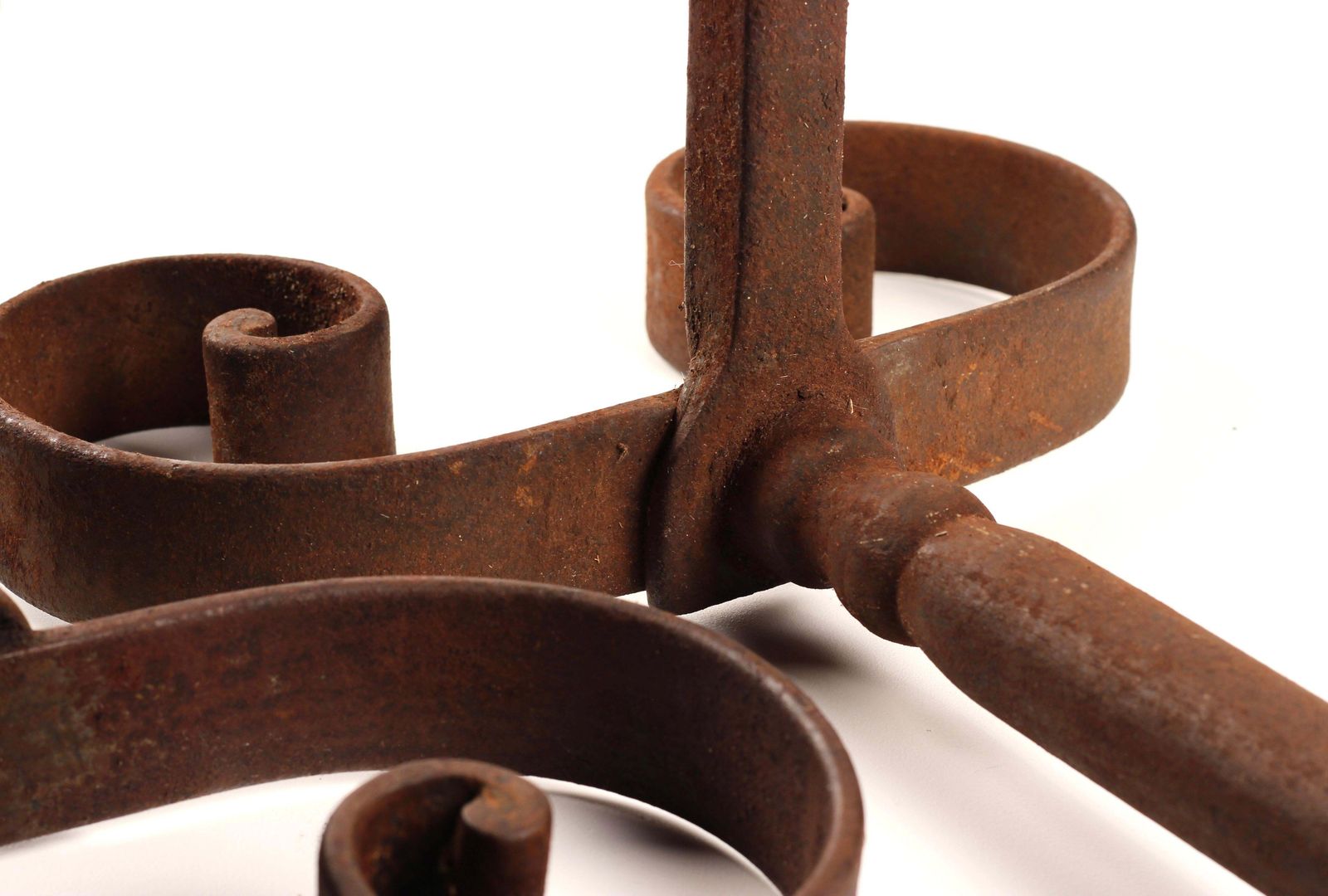 Home Fixtures Wrought Iron Aesthetic Style 19th Century Andirons Or Firedogs Made In England photo