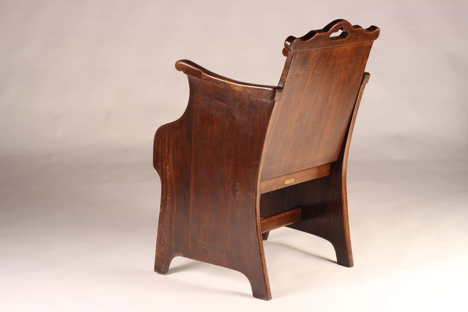Furniture Set Of 4 1930s English Elm Tub Chairs By G T Harris Ltd – Rare Arts & Crafts photo