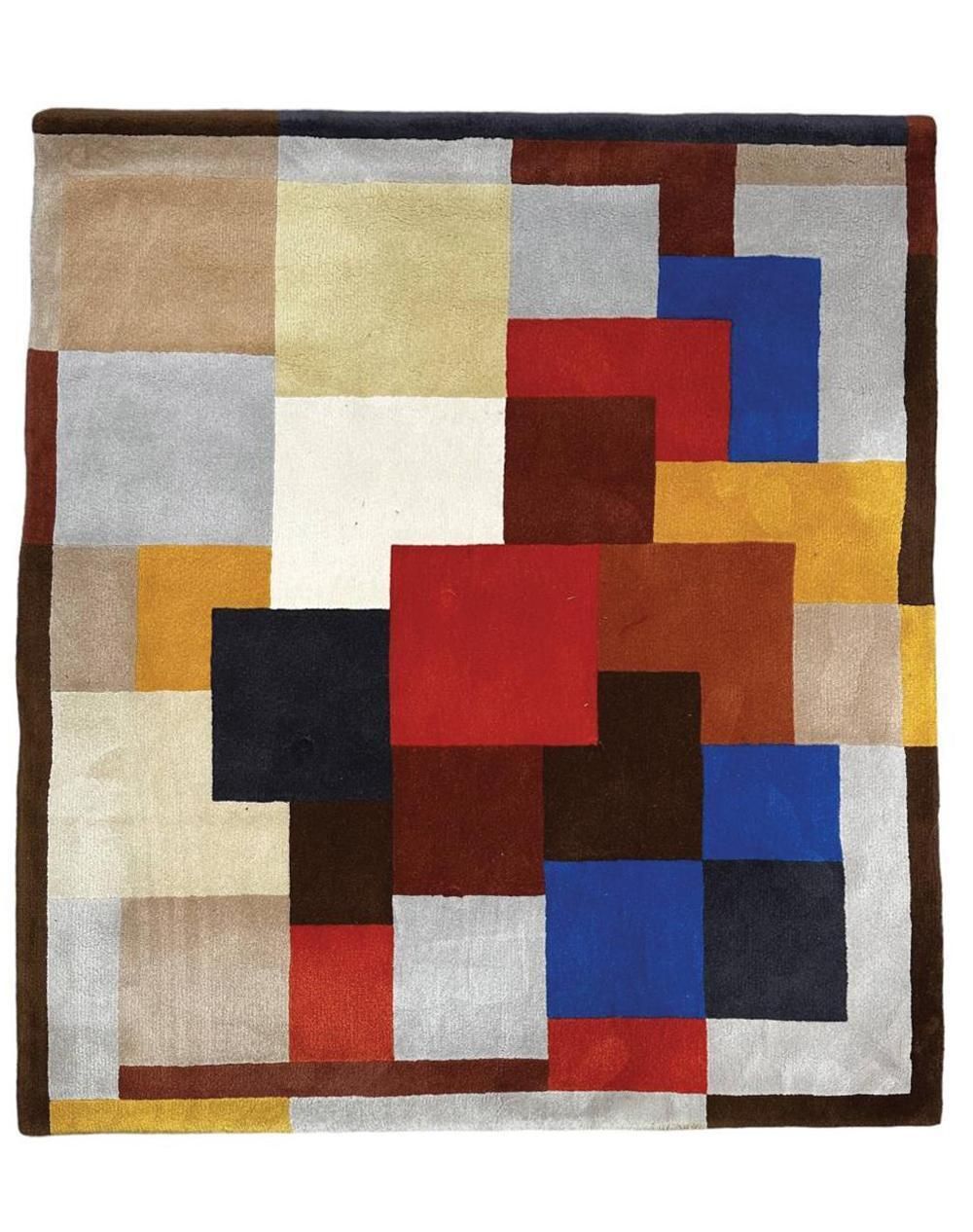 Sonia Delaunaysonia Delaunay  Labyrinth Carpet  Artcurial1980 photo furniture