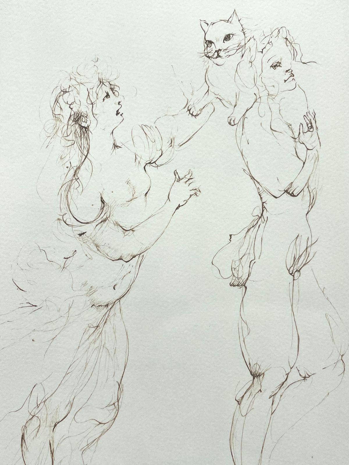 Leonor Finileonor Fini, Rare Lithograph On Arches Paper, Circa 1980circa 1970 photo Art