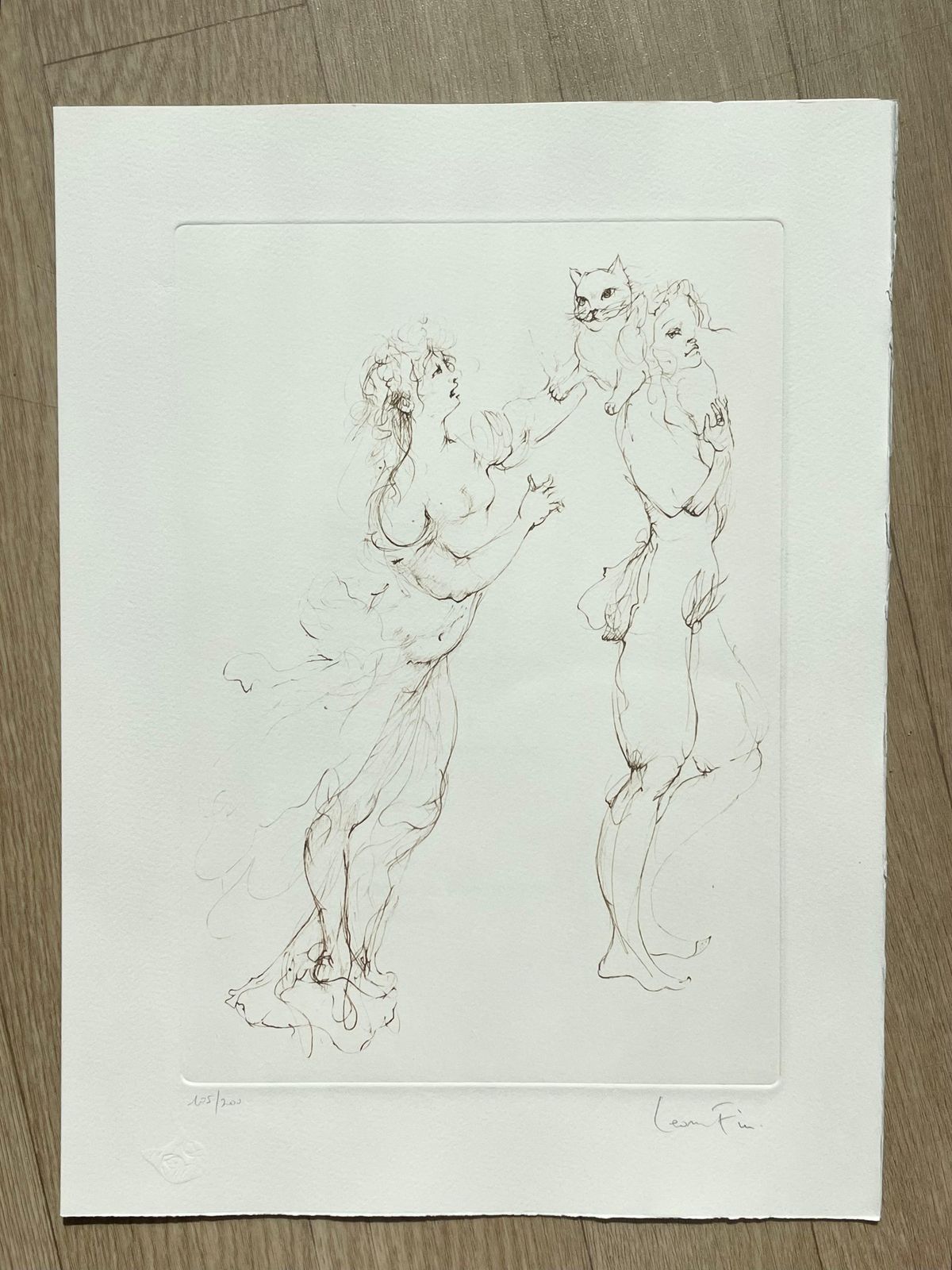 Leonor Finileonor Fini, Rare Lithograph On Arches Paper, Circa 1980circa 1970 photo vinterior