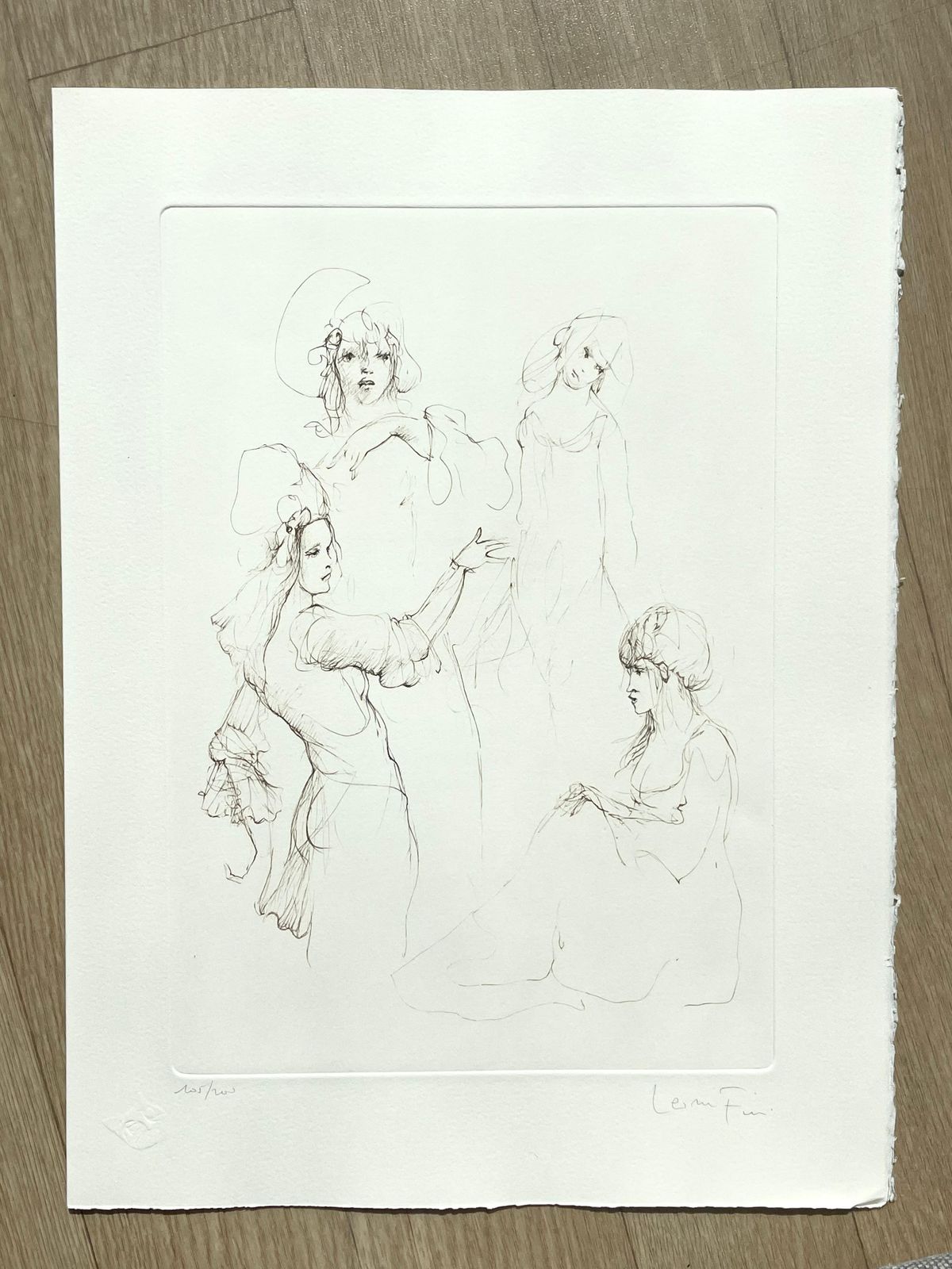 Leonor Finileonor Fini, Rare Lithograph On Arches Paper, Circa 1980circa 1970