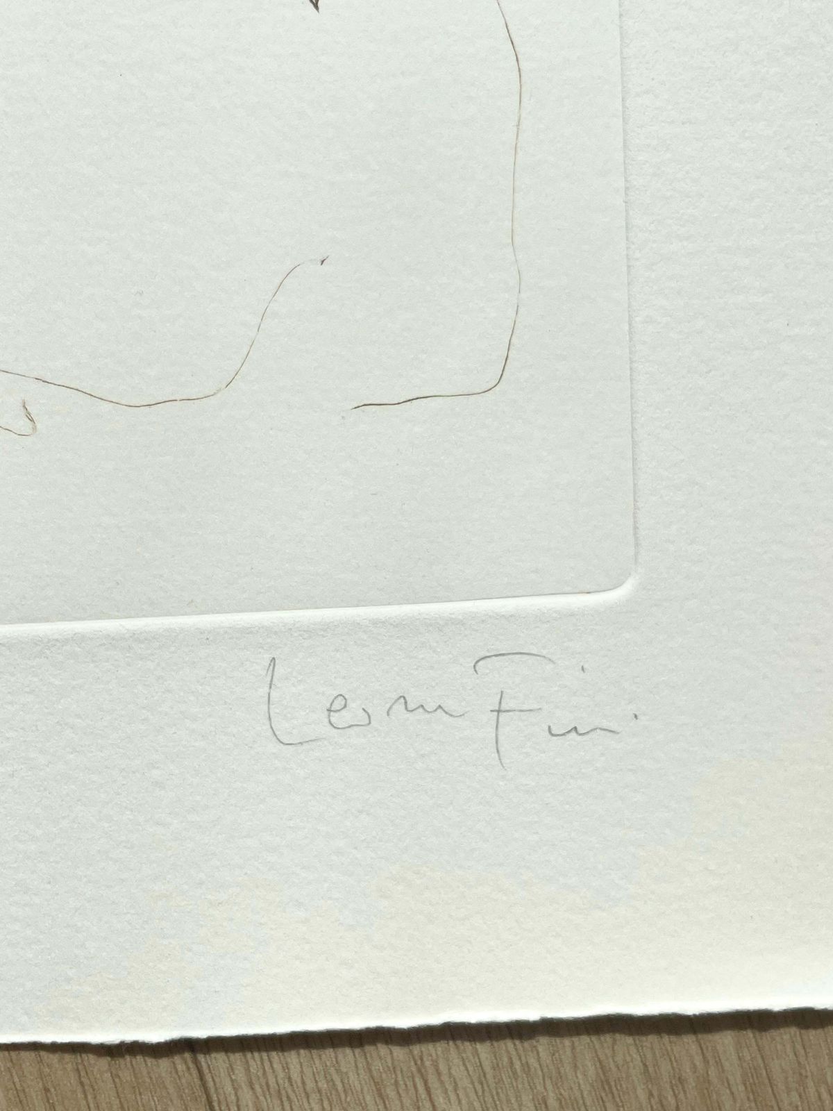Leonor Finileonor Fini, Rare Lithograph On Arches Paper, Circa 1980circa 1970 photo for sale