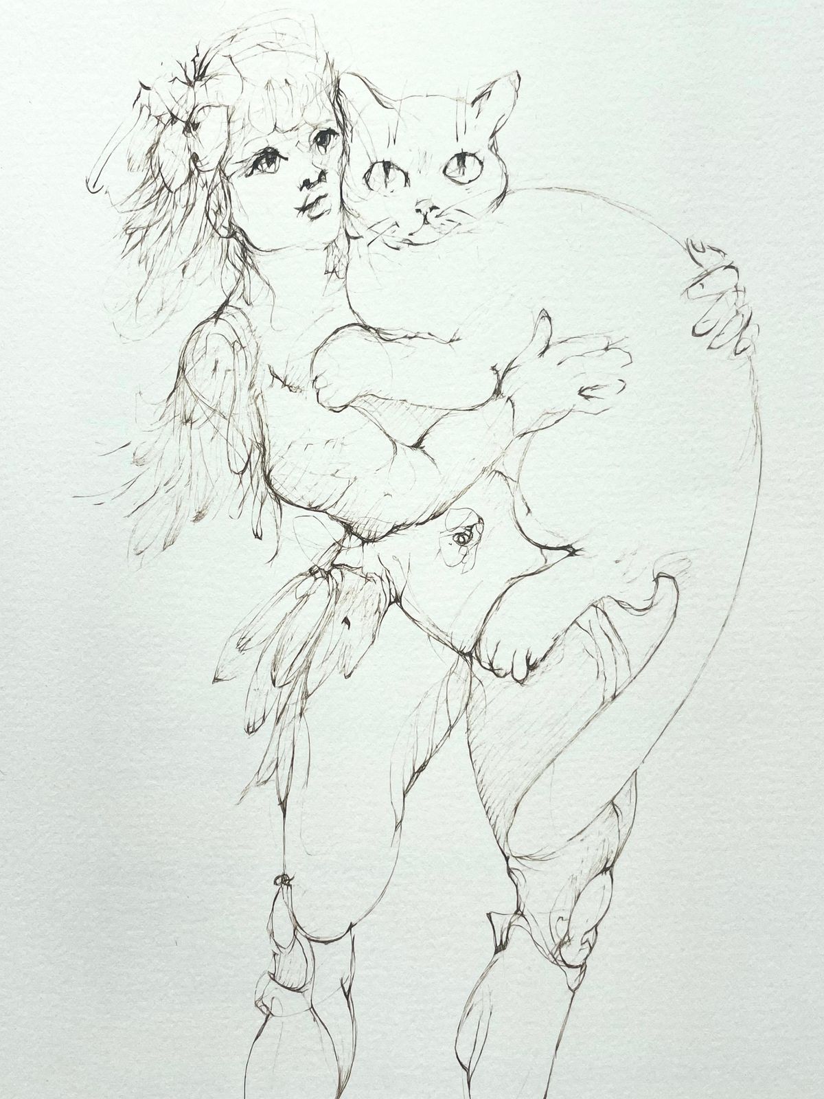 Leonor Finileonor Fini, Rare Lithograph On Arches Paper, Circa 1980circa 1970 photo 953.0