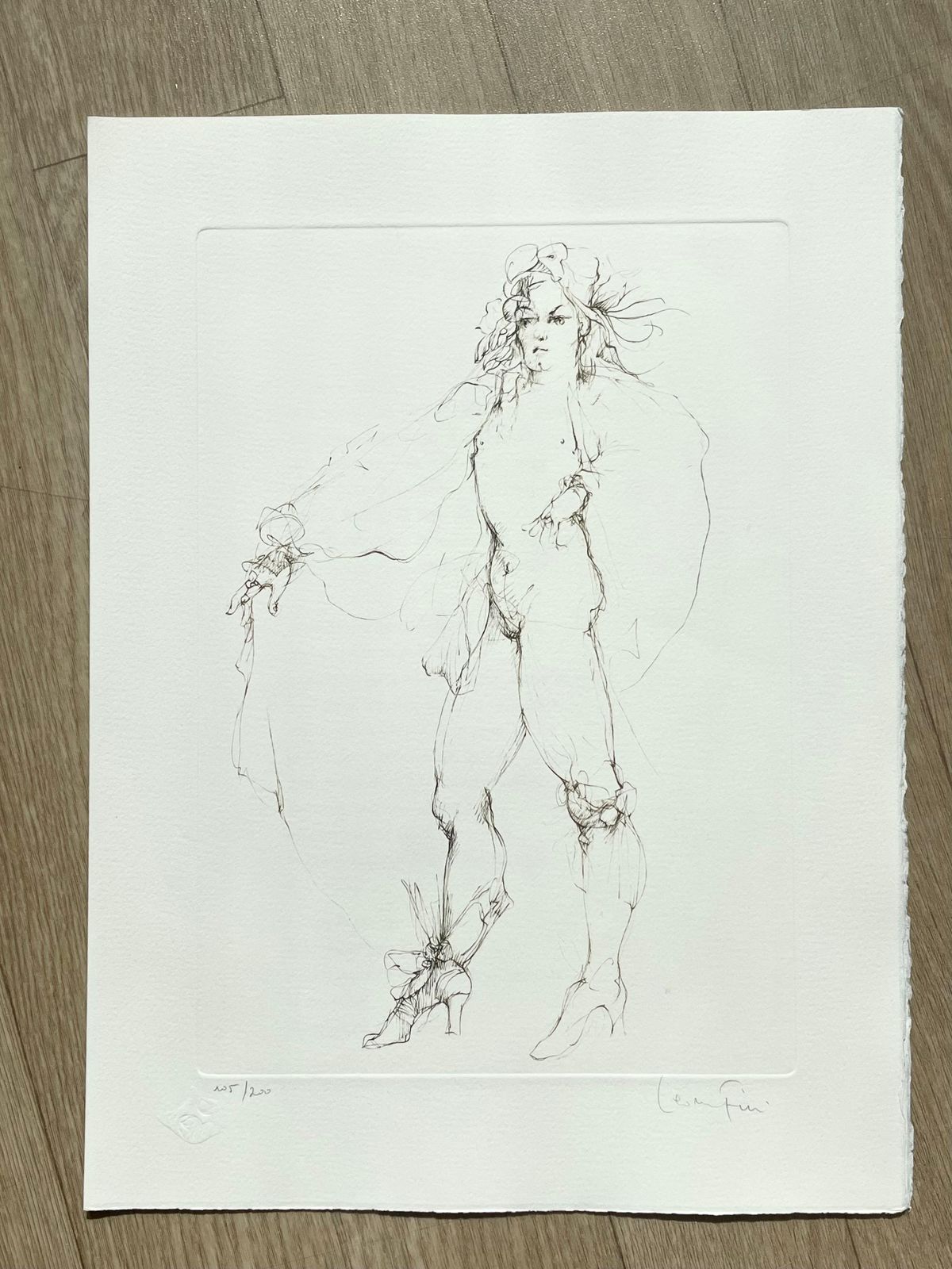 Leonor Finileonor Fini, King, Rare Lithograph On Arches Paper, Circa 1980circa 1970 photo vinterior