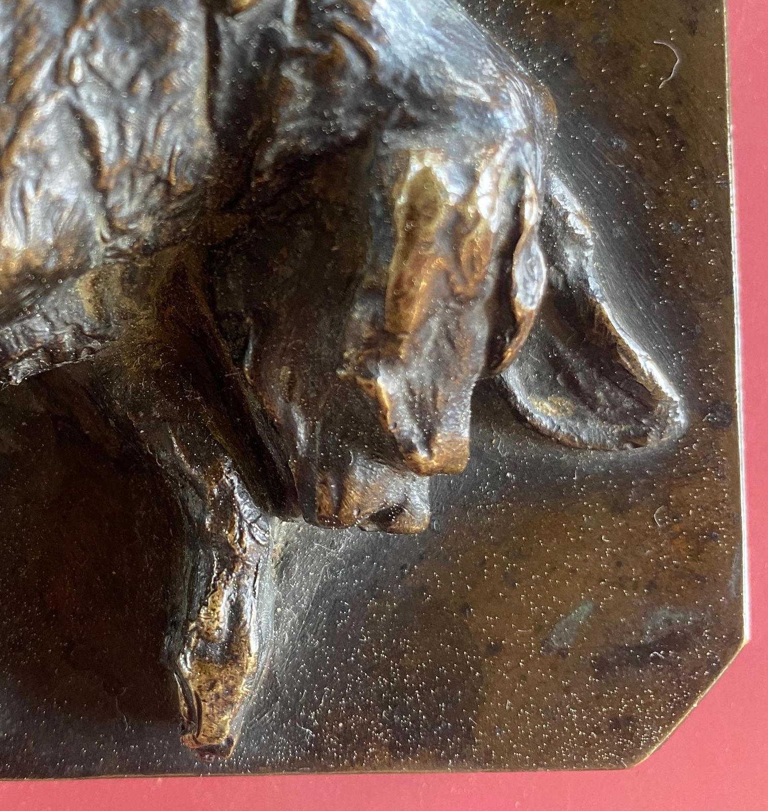 Louis Guylouis Guy  Bronze Sleeping Basset 18761876 photo 1256.0
