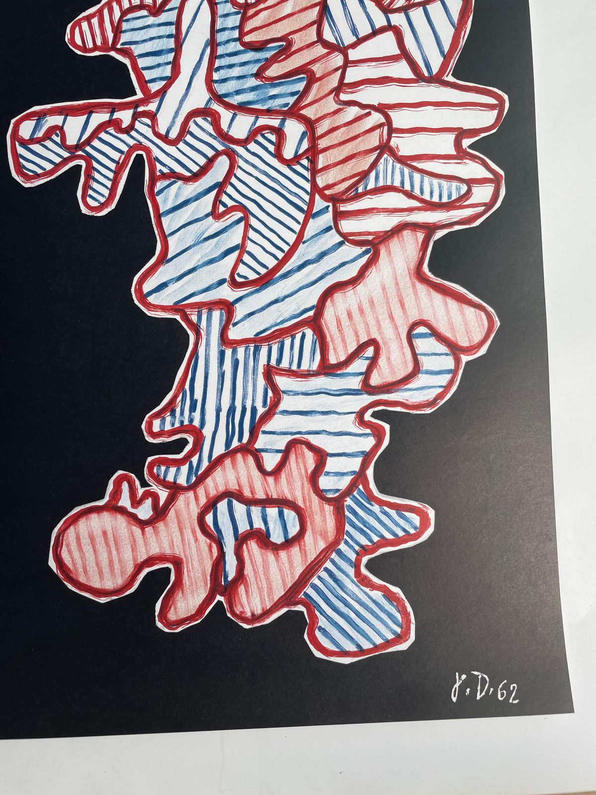 Jean Dubuffetjean Dubuffet, Rare Vintage Original Poster1964 photo furniture