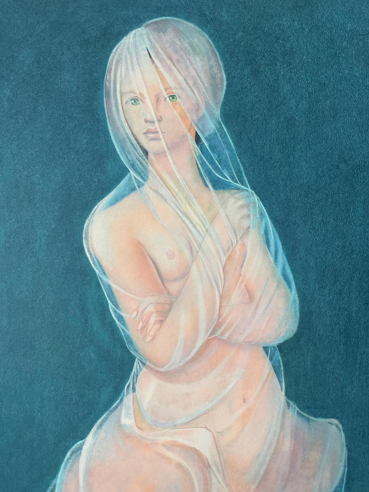 Leonor Finileonor Fini, Sphinx With Veil (Rare Lithograph On Japon Paper)circa 1970 photo 4246.0