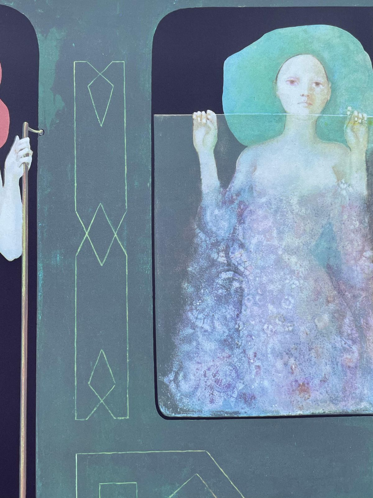 Leonor Finileonor Fini, Rare Original Serigraph On Rives Paper, Circa 1970circa 1970 photo Art
