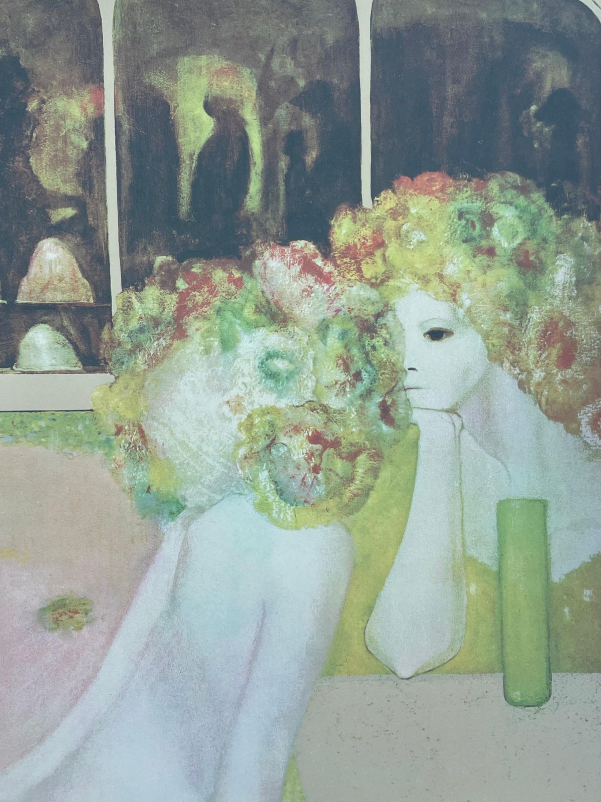 Leonor Finileonor Fini, Rare Original Serigraph On Rives Paper, Circa 1970circa 1970 photo furniture