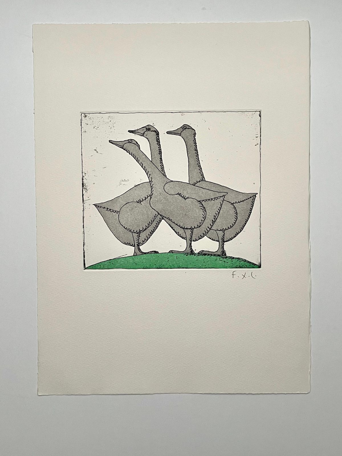 François Xavier Lalannefrancois Xavier Lalanne (1927 2008) The Geese (In French : Les Oies), 2004 photo for sale
