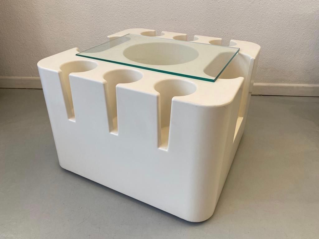 "Bacco" Molded Plastic Bar Cart By Sergio Mazza For Artemide, Italy Ca. 1967 photo furniture