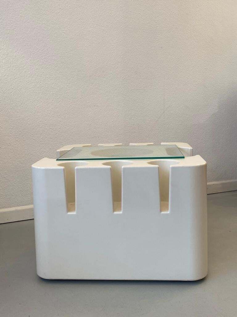 "Bacco" Molded Plastic Bar Cart By Sergio Mazza For Artemide, Italy Ca. 1967 photo Home Decor
