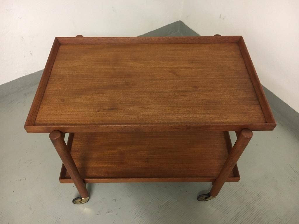 Poul Hundevad Teak Bar Cart Vamdrup, Denmark, 1960 photo Furniture