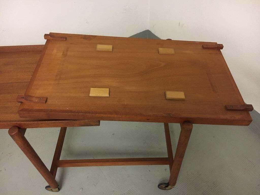 photo furniture Poul Hundevad Teak Bar Cart Vamdrup, Denmark, 1960