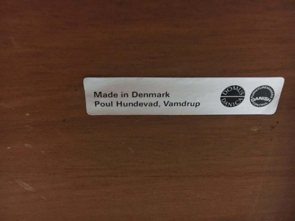 905.0 Poul Hundevad Teak Bar Cart Vamdrup, Denmark, 1960 photo