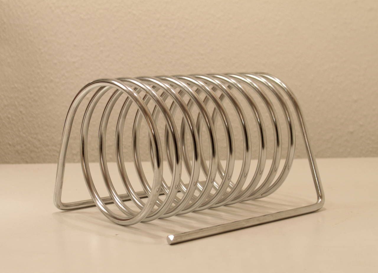 Yonel Lebovici Ressort Desk Accessories Chrome Spring Letter Holder photo furniture