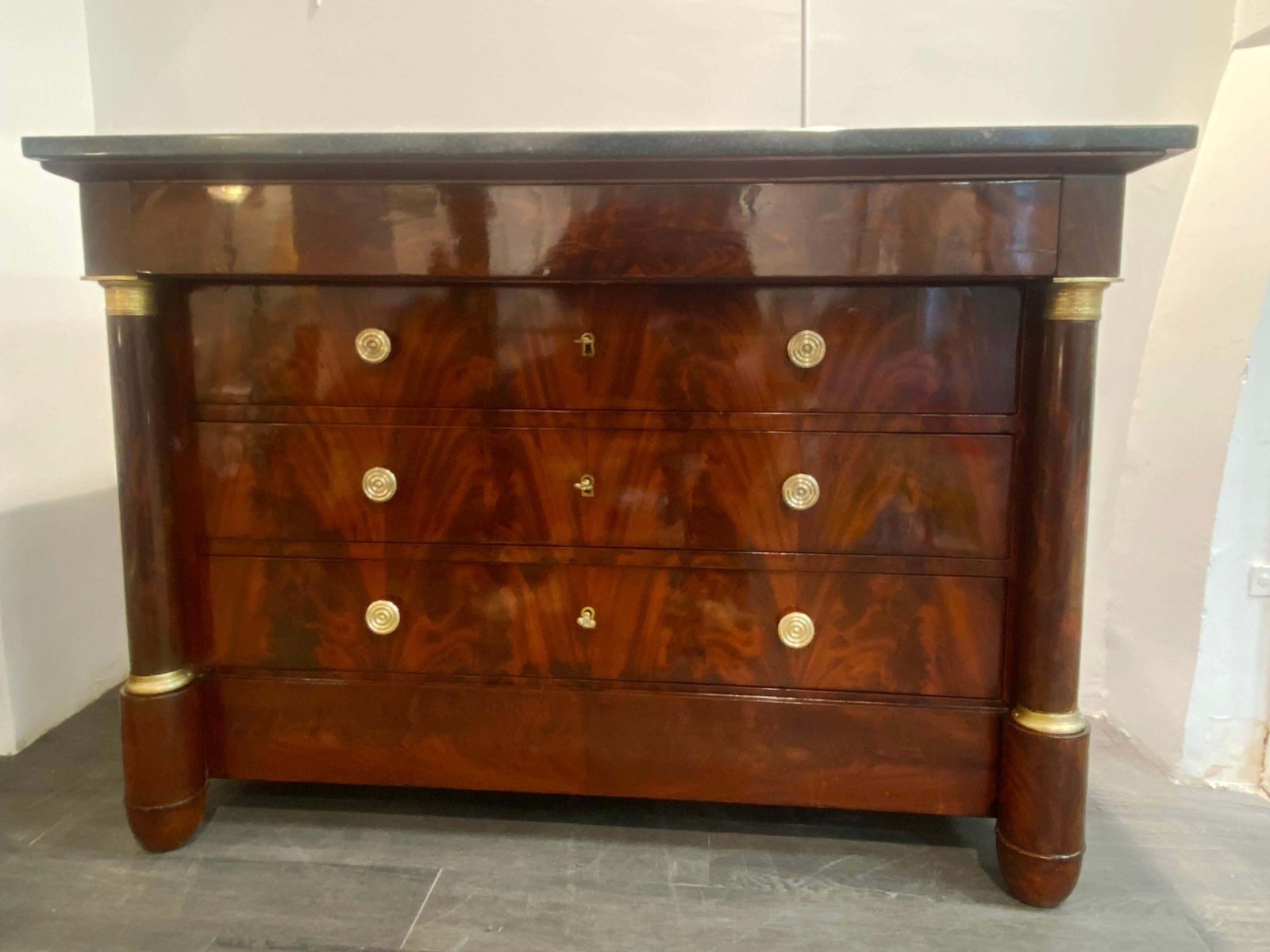 Chest Of Drawers   Empire Period   Mahogany photo for sale