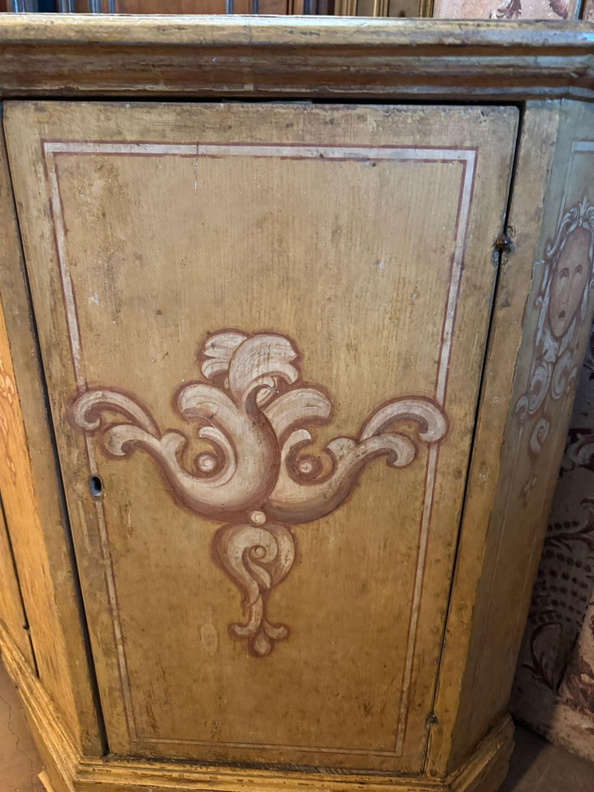 photo for sale Sideboard Credenzas In Lacquered Wood And Painted With Figures, Italy