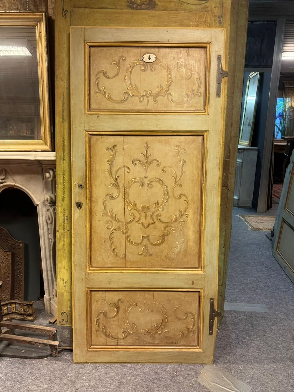 Hotel Door In Lacquered And Painted Wood, Italy photo furniture