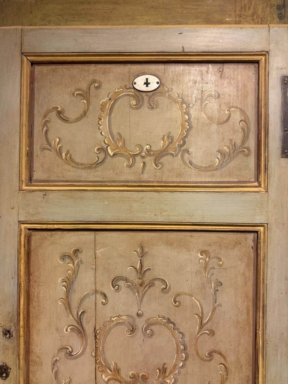 Hotel Door In Lacquered And Painted Wood, Italy photo 3119.0