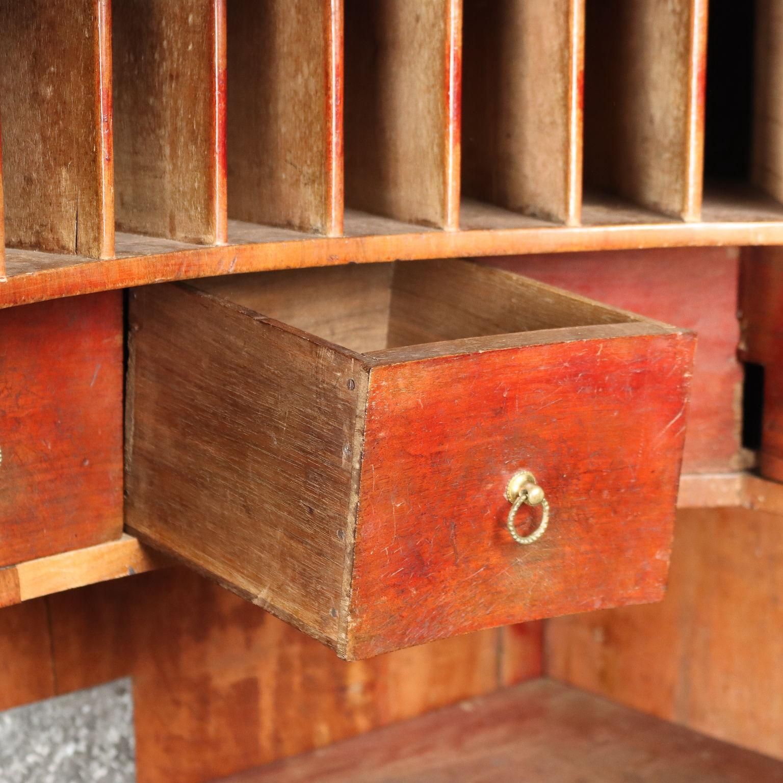 Iron And Wood Safe With Studs And Secret Lock, Italy photo buy