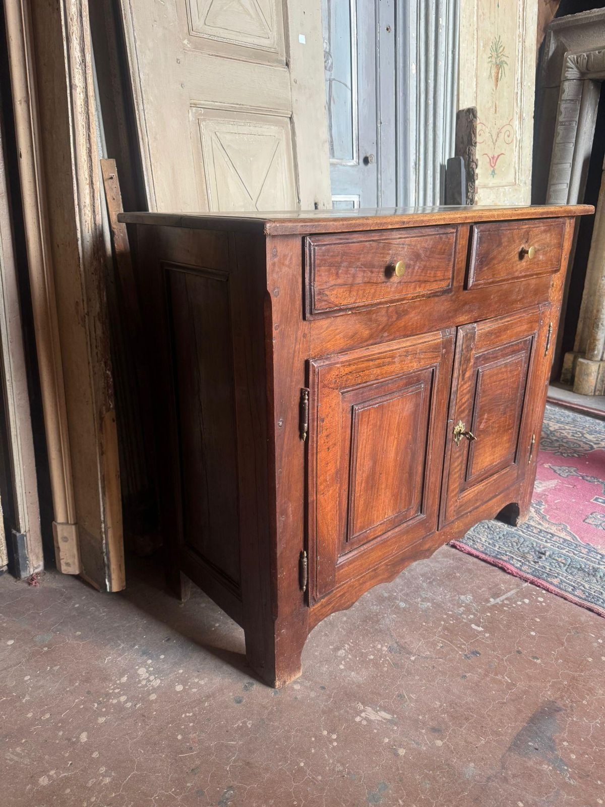 Credenzas, Sideboard, Wooden Cabinet With Two Doors And Two Drawers, Italy photo buy