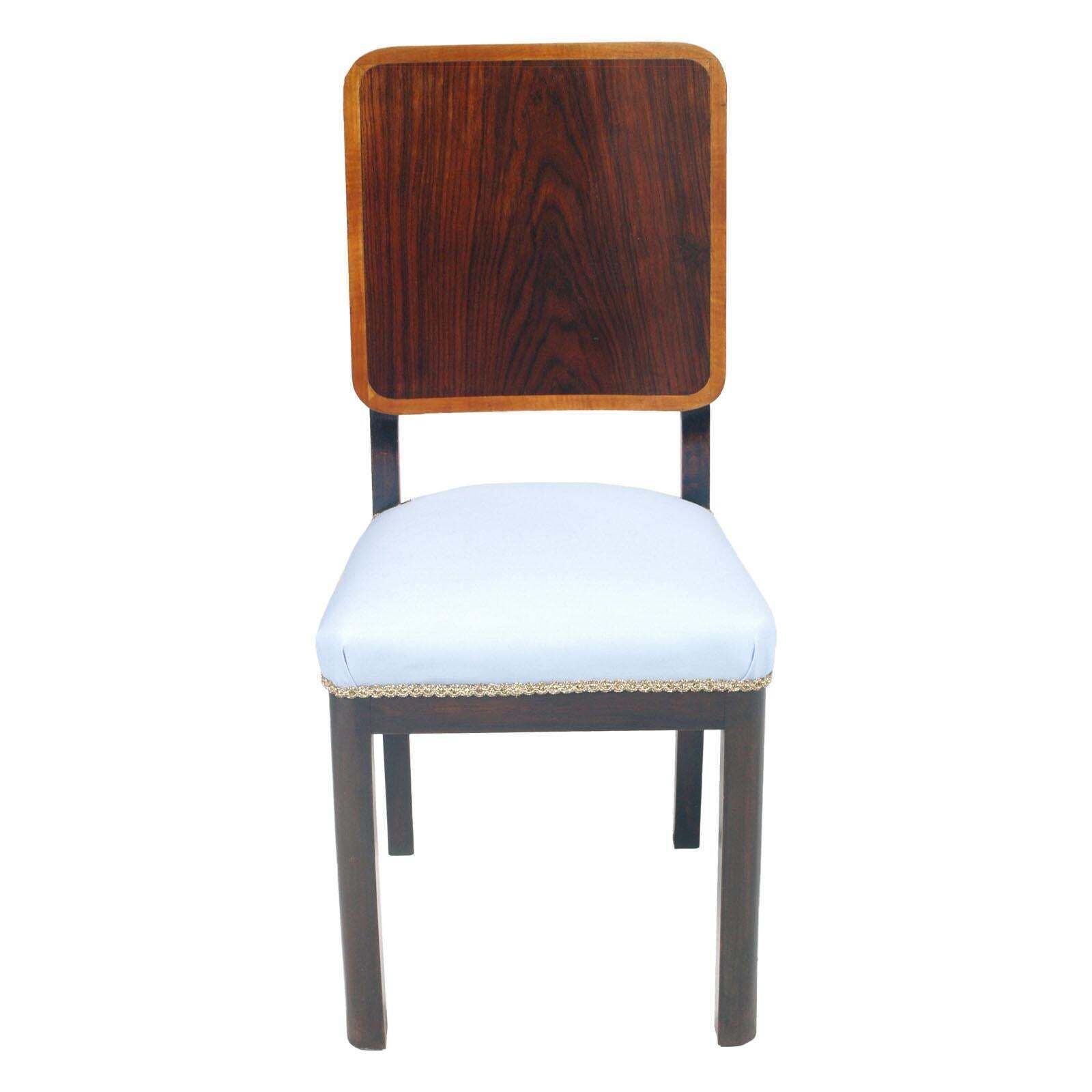 1930s Art Deco Italian Side Chair By Borsani, Atelier Di Varedo New Upholstered photo furniture