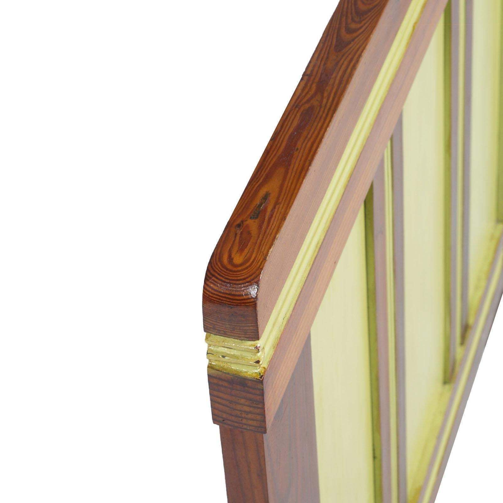 photo furniture 1920s Art Nouveau Country Single Carved And Painted Cherry Bed, Wax Polished