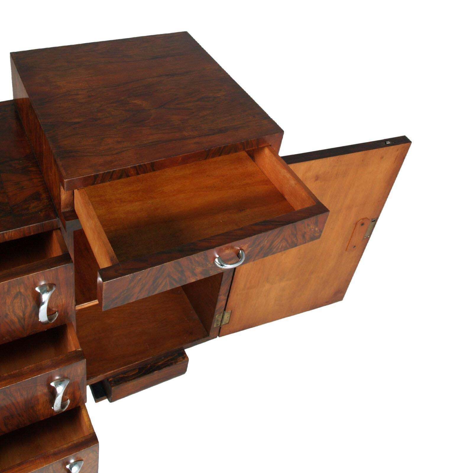 photo for sale 1930s Chest Of Drawers, Commode, Credenza Art Deco By Guglielmo Urlich For Ar.Ca