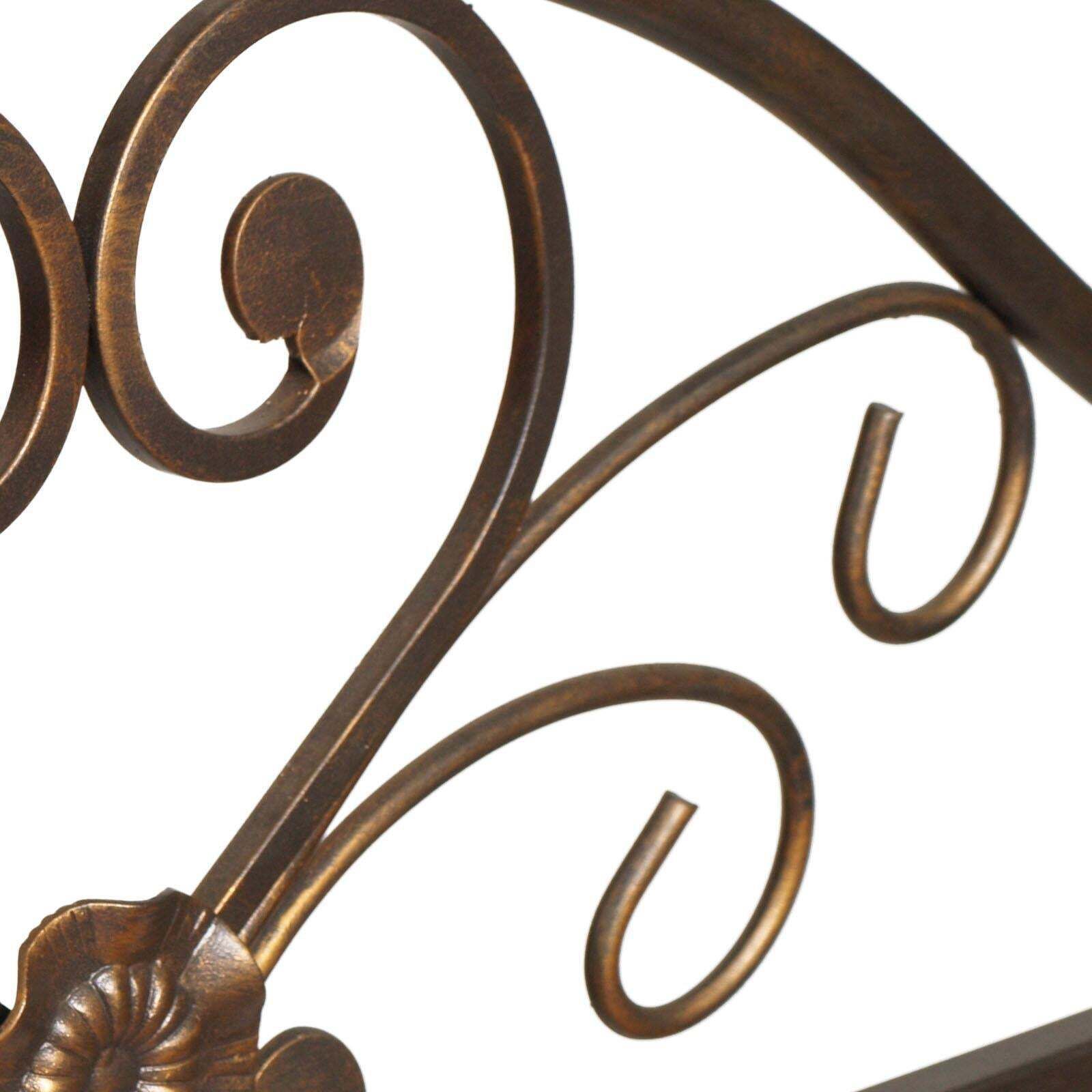 1960s Italian Art Nouveau Single Bed In Painted Wrought Iron, Golden Parts photo buy
