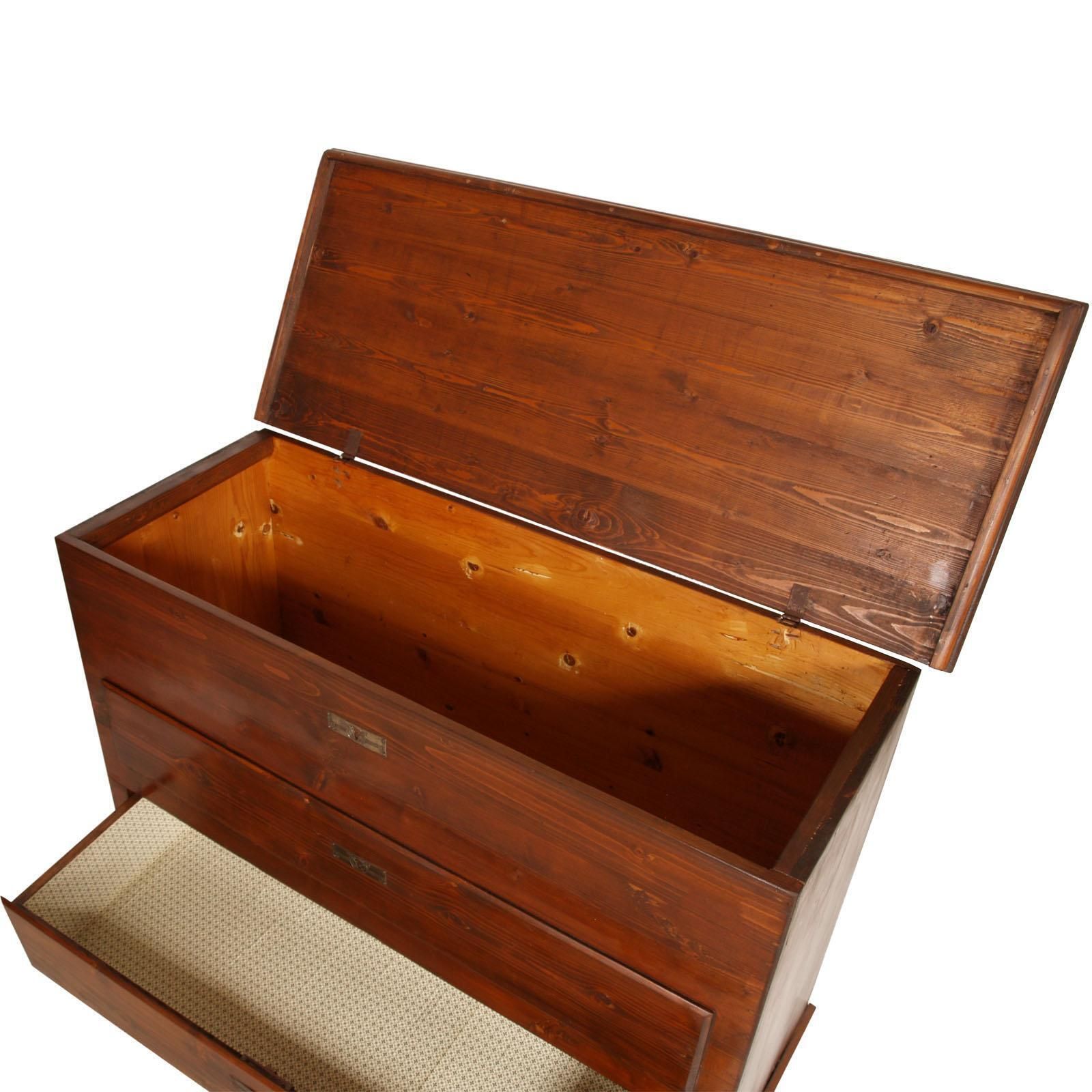 19th Century, Country Sideboard With Drover, In Massive Wood, Wax Polished photo for sale
