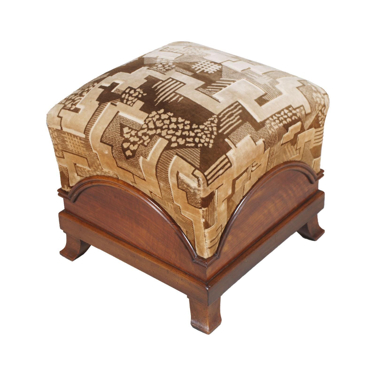 Furniture Early 20th Century, Pair Italy Art Deco Armchairs, Fortunato Depero Attributet photo