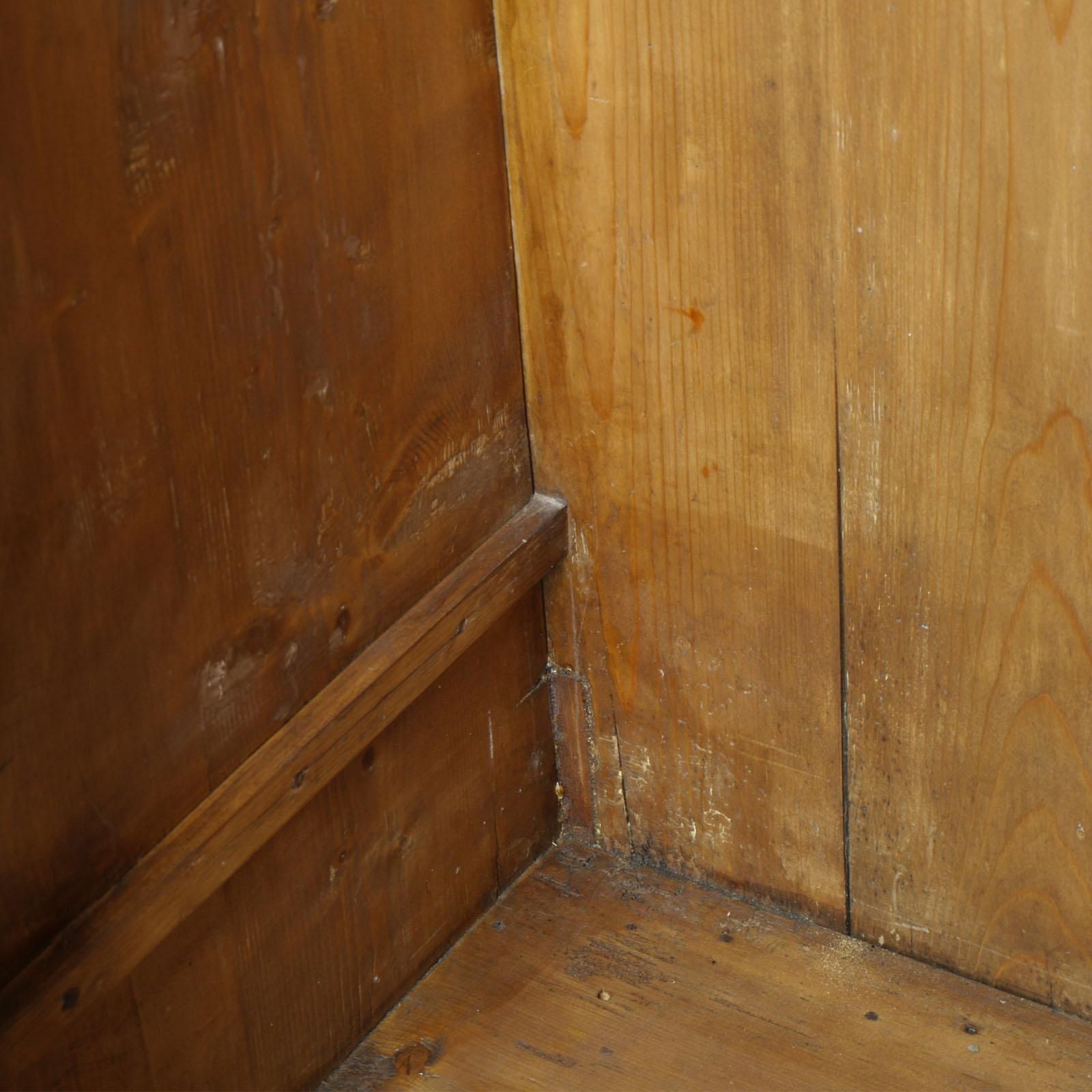 photo for sale Austrian 18th Century Empire Style Two Doors Larch Wood Armoire Wardrobe Cabinet