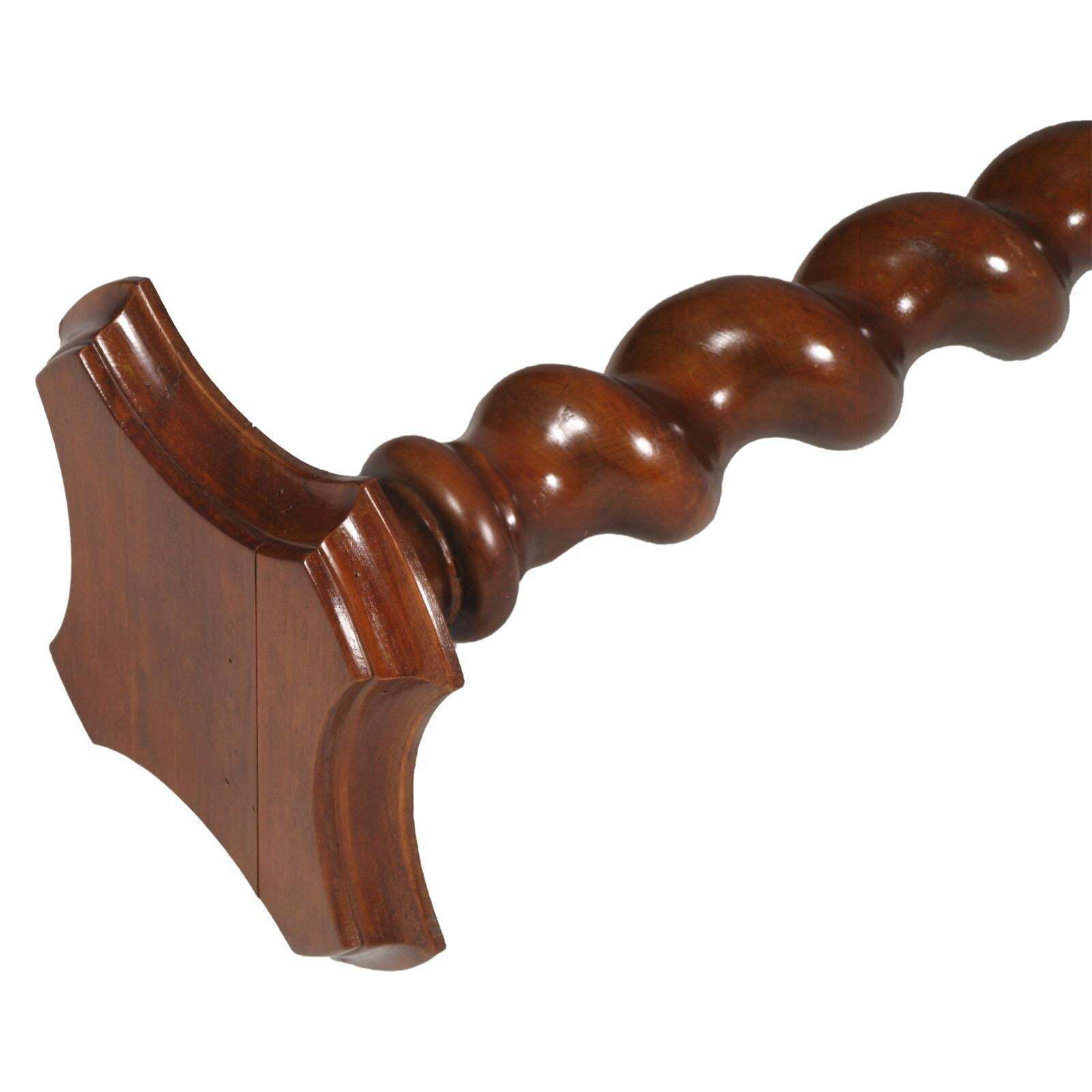 18th Century Baroque Column Pedestal , Feline Legs Bronze Tripod And Three Faces photo furniture