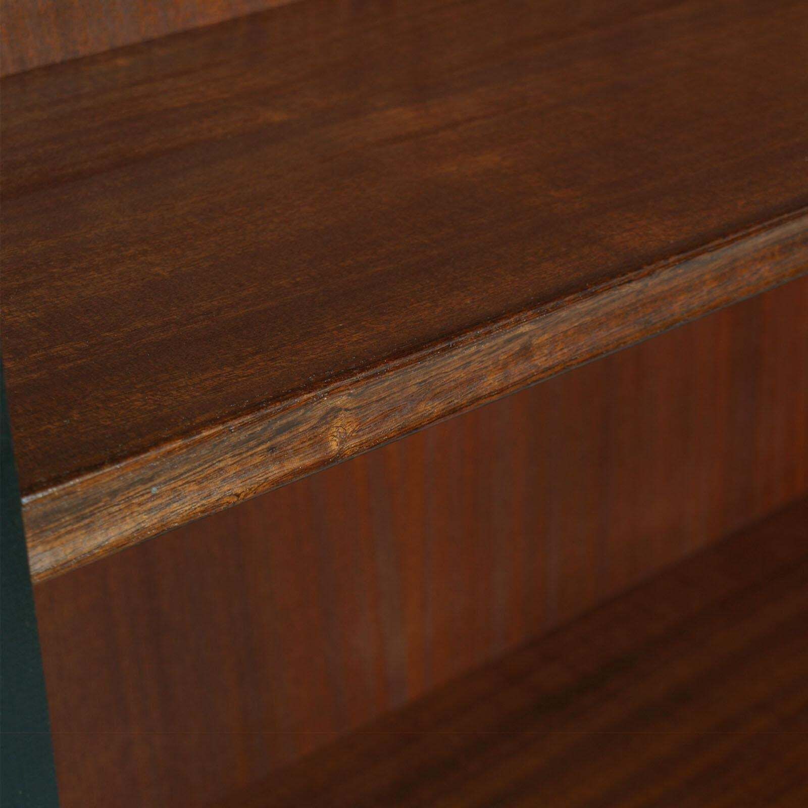 1930s Italy Art Decò Bookcase In Mahogany By Permanente Mobili Cantù , Polished photo vintage