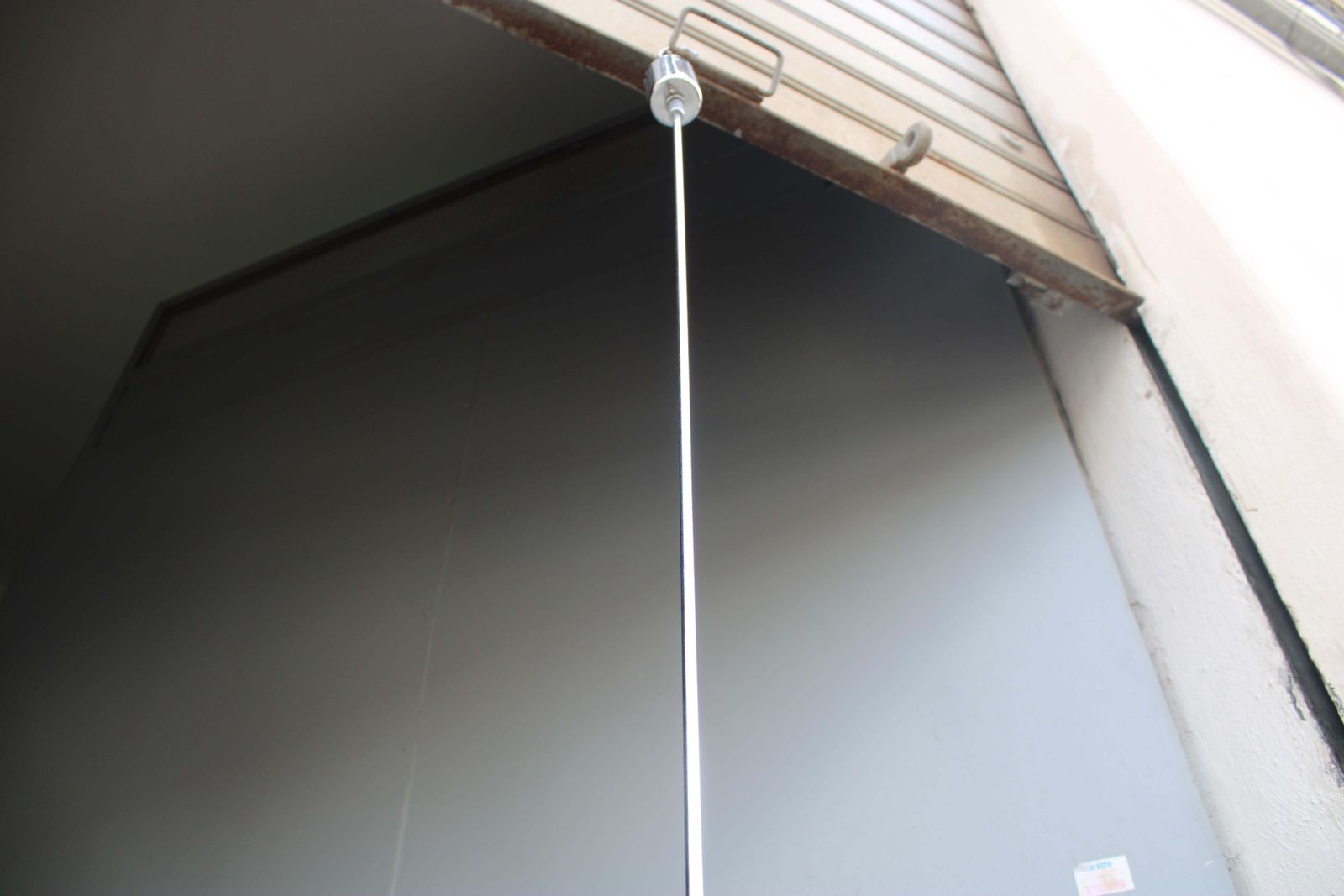 Esperia Italia 1970 Chrome Metal Minimalist Pendant Chandelier photo vintage