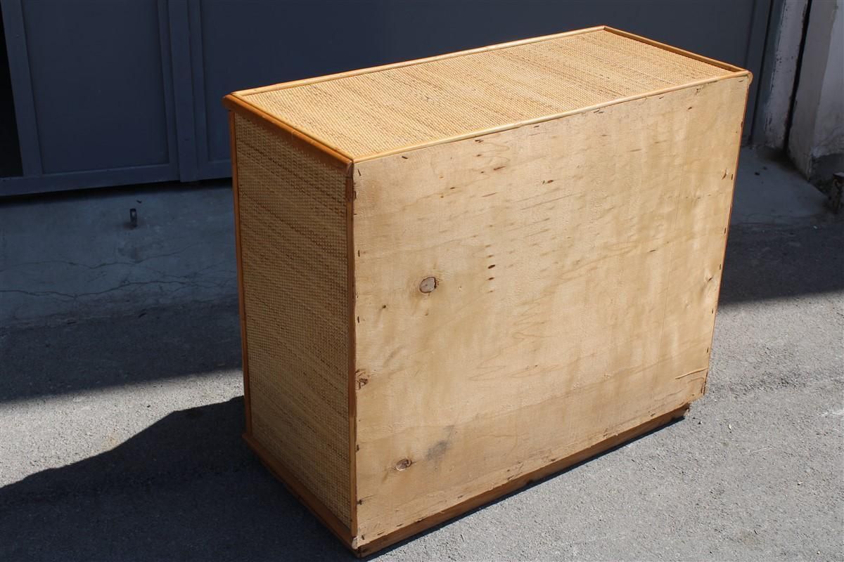 photo furniture Cabinet  Buffet Made Entirely By Hand In The 1950s In Italy Bamboo Drawers