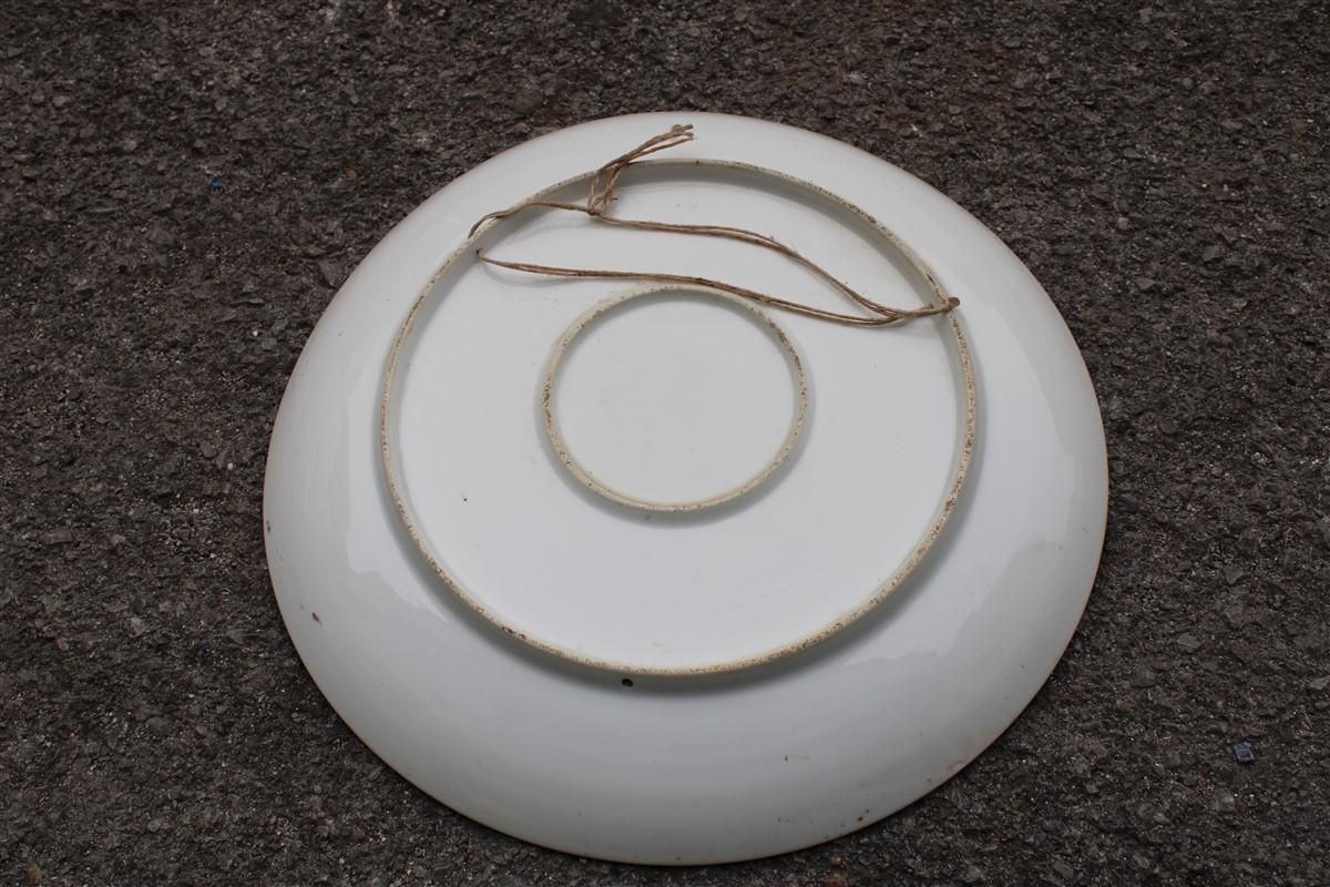 photo for sale Plate Decorated And Hand Painted 1930 With Children And Countryside Porcelain