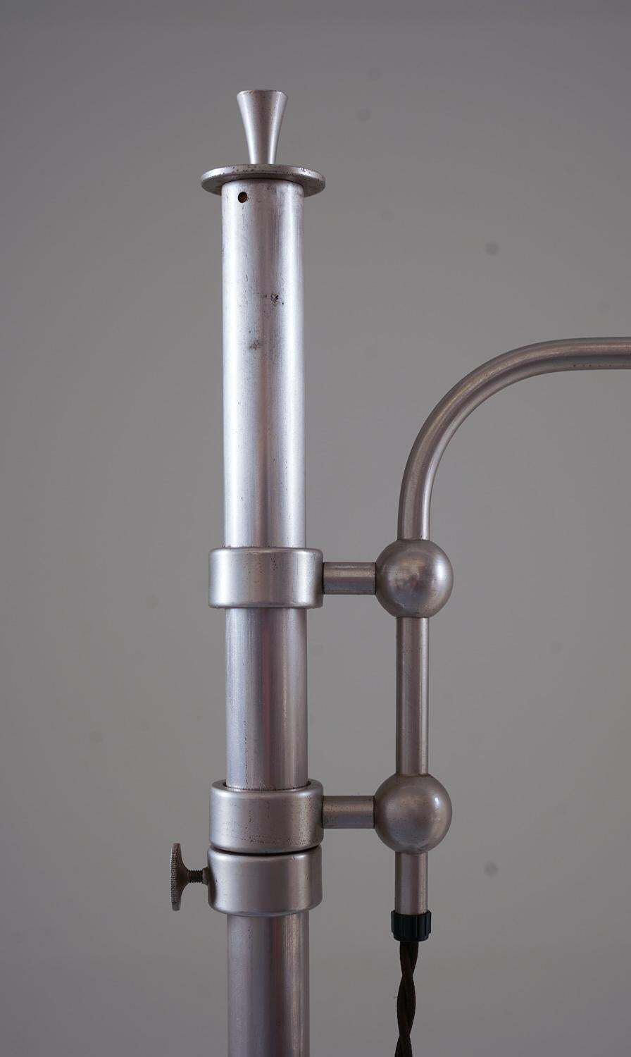 Swedish Functionalist Floor Lamp, "77116" By Elektriska Ab Chr Bergh & Co photo Lighting