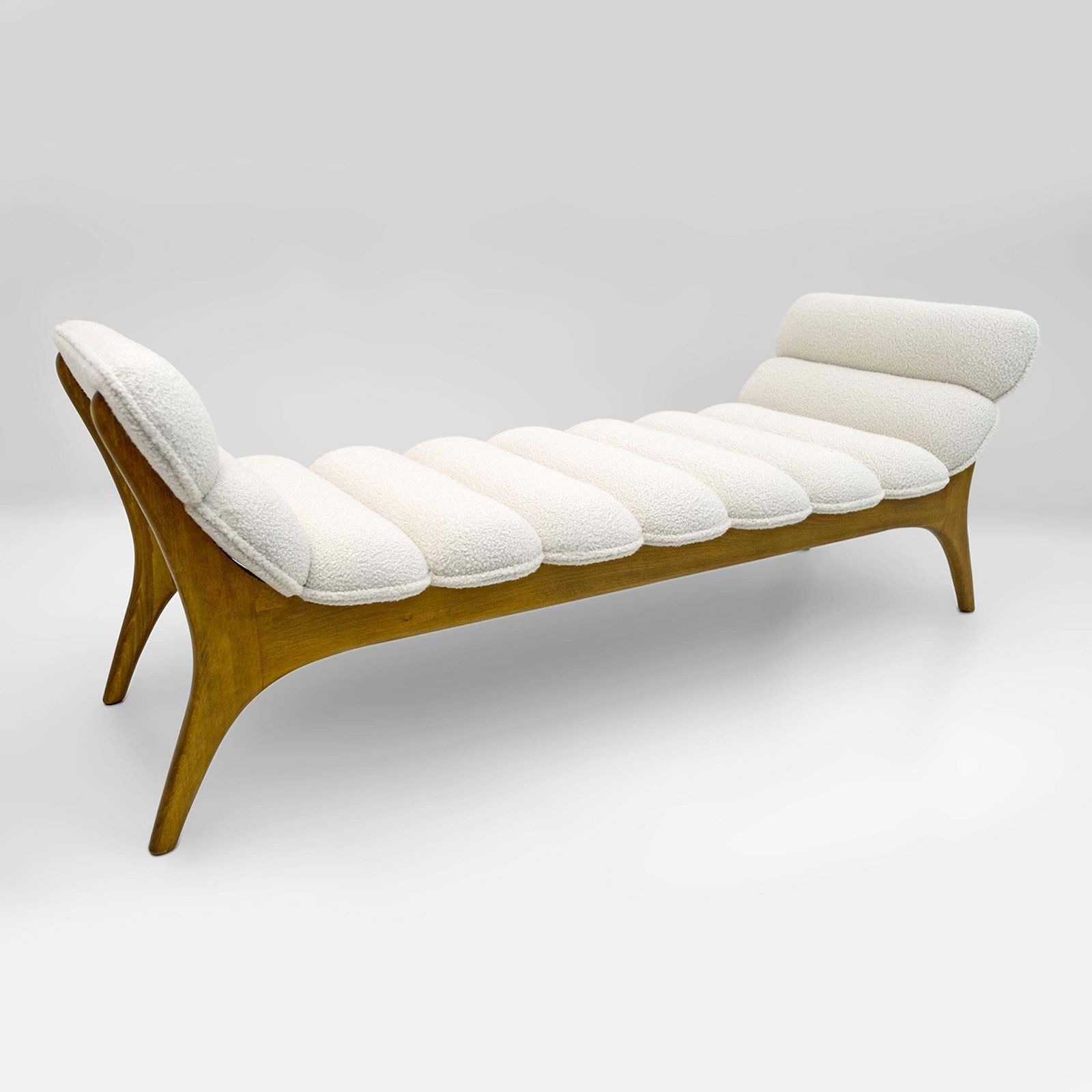 Adrian Pearsall Mid Century Modern Walnut Chaise Lounge By Craft Associates photo buy
