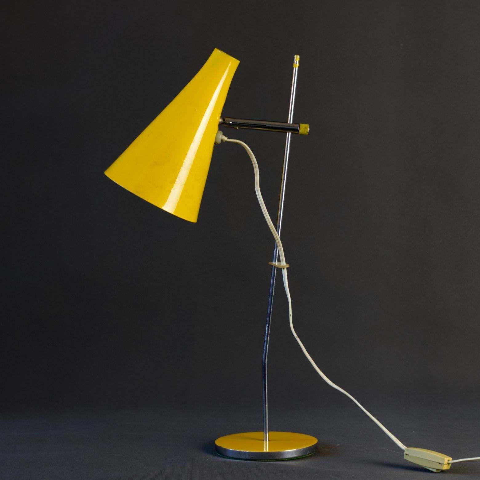 Mid Century Table Lamp By Josef Hurka For Lidokov Czechoslovakia, 1960s photo buy