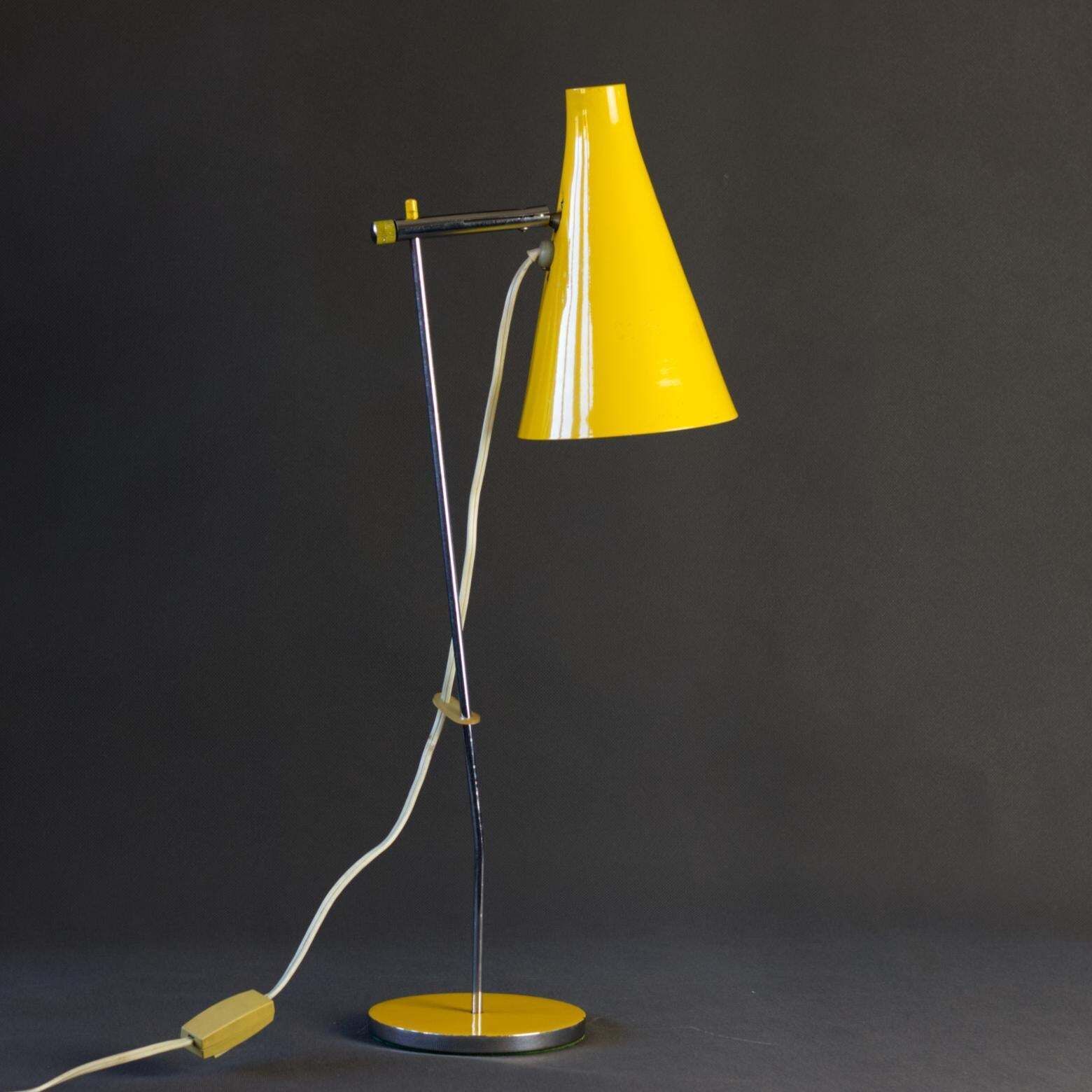 photo for sale Mid Century Table Lamp By Josef Hurka For Lidokov Czechoslovakia, 1960s