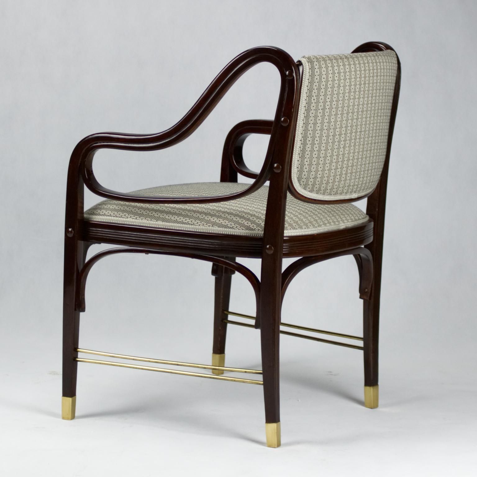 Jacob & Josef Kohn Vienna Art Nouveau Armchair No. 412 By Otto Wagner, 1904 photo Furniture